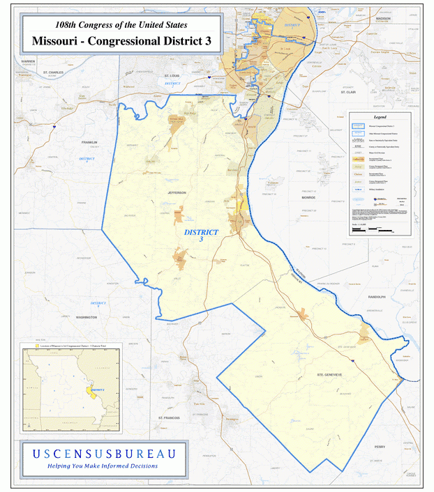 密苏里州(Missouri)行政区划图,美国地图高清中文版