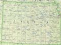 美国Kansas州政区地图
